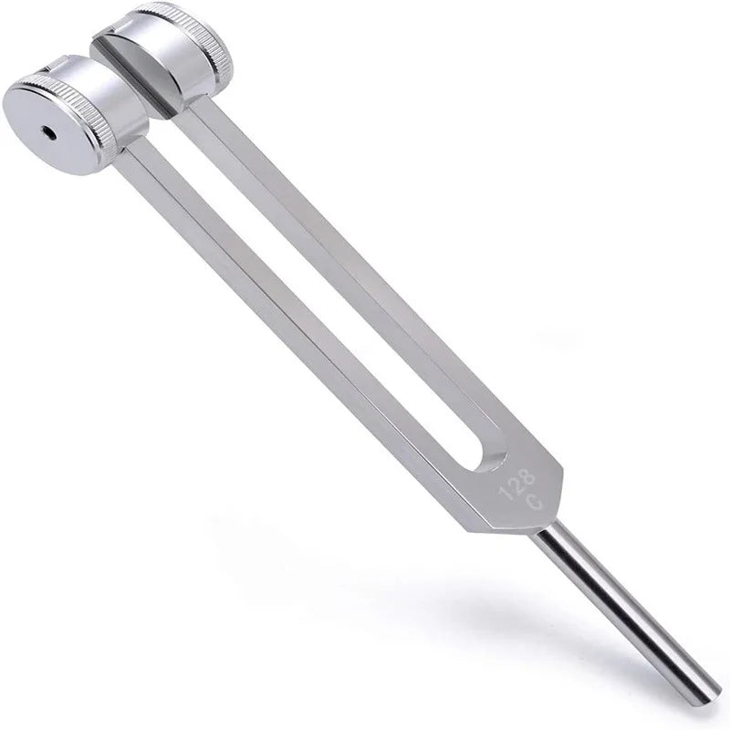 128 Hz Weighted Tuning Fork Set for Sound Therapy & Stress Relief