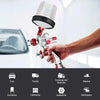 HVLP Gravity Feed Spray Gun Kit with Nozzles & Air Regulator