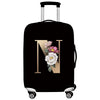 Gold Letter Series Elastic Luggage Cover