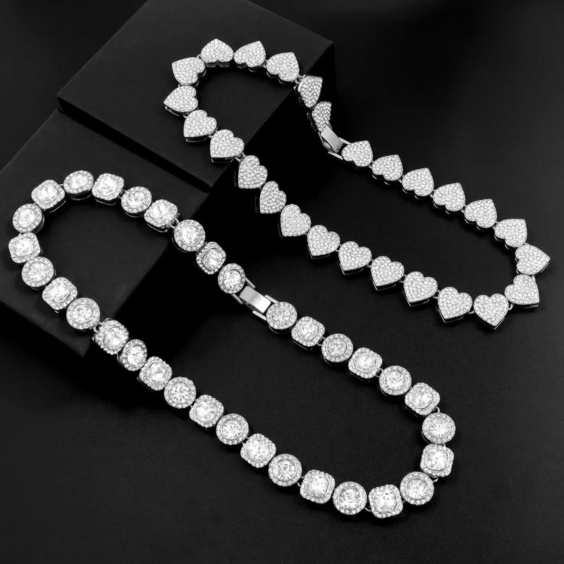 Collier Chaîne Tennis Strass