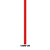 A long, red PVC bumper protection strip measuring 10mm by 3 meters.
