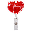 Glitter Acrylic Retractable ID Badge Reel