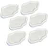 A set of white cloud-shaped jewelry trays.