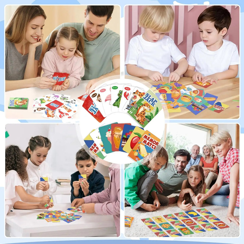 Interaktives Familienspiel-Kartenspiel
