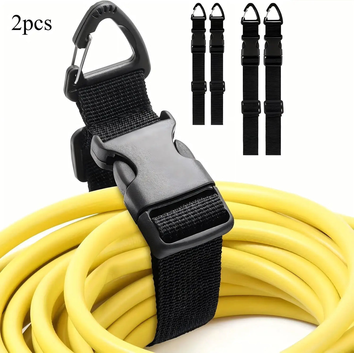 Heavy-Duty Adjustable Cord Organizer with 3-Axis Buckle
