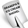 Cuillère à glace en acier inoxydable gravée - Cadeau