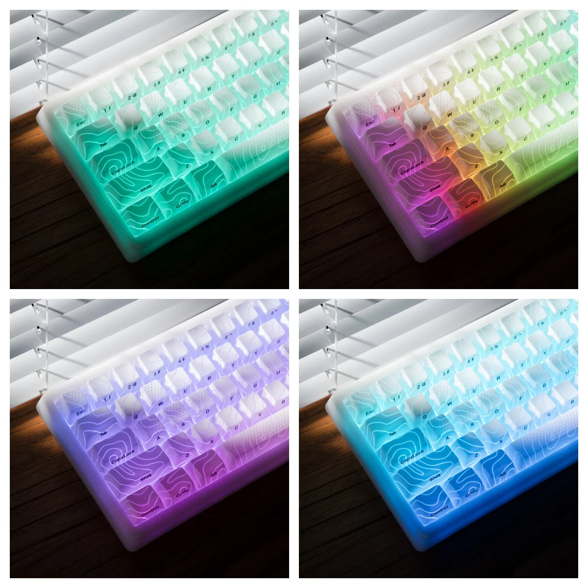 JadeStone 67-Key Wireless Mechanical Keyboard with IMD-Tech Keycaps