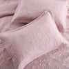 Quilted Cotton Pillow Cover Set with Embroidered Detail – Hypoallergenic 50x70 cm