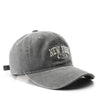 Vintage Washed New York Embroidery Snapback Hat