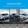 Diagram showing universal model application for Sedan, SUV, and MPV vehicles with features like leak prevention and easy inst