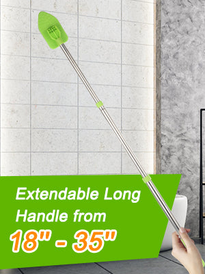 Adjustable Telescopic Cleaning Brush with Interchangeable Heads