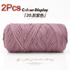 Elastic T-Shirt Yarn for Crochet and Knitting (2-Pack, 50m Each)