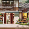 Book Nook DIY Wooden Miniature Kit with LED Lighting
