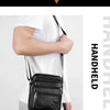 Vintage Leather Messenger Bag for Men – Adjustable Crossbody Shoulder Bag