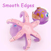Floating Octopus Bath Toy with Ring Toss Game