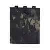 Black camouflage tactical MOLLE dump pouch with a drawstring closure.