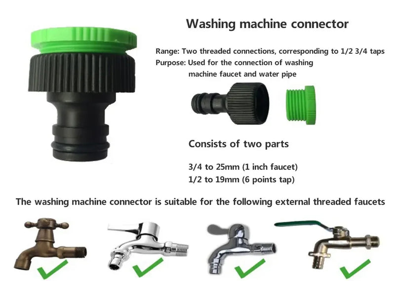 Retractable Expandable Garden Hose with Reel