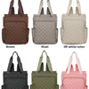 Quilted 2-in-1 Tote and Rucksack for Women