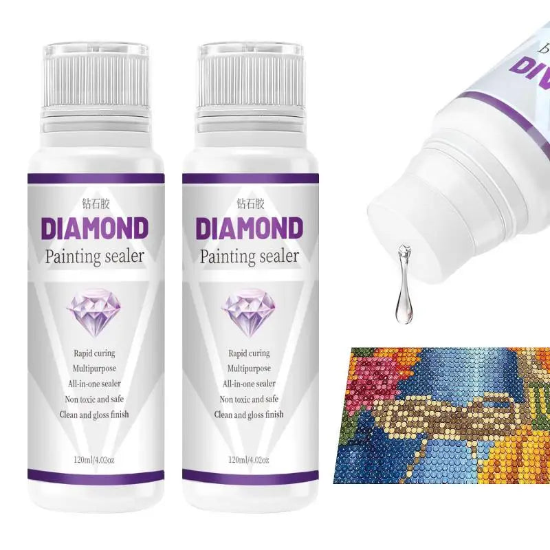 Diamond Painting Sealer with Glossy Finish