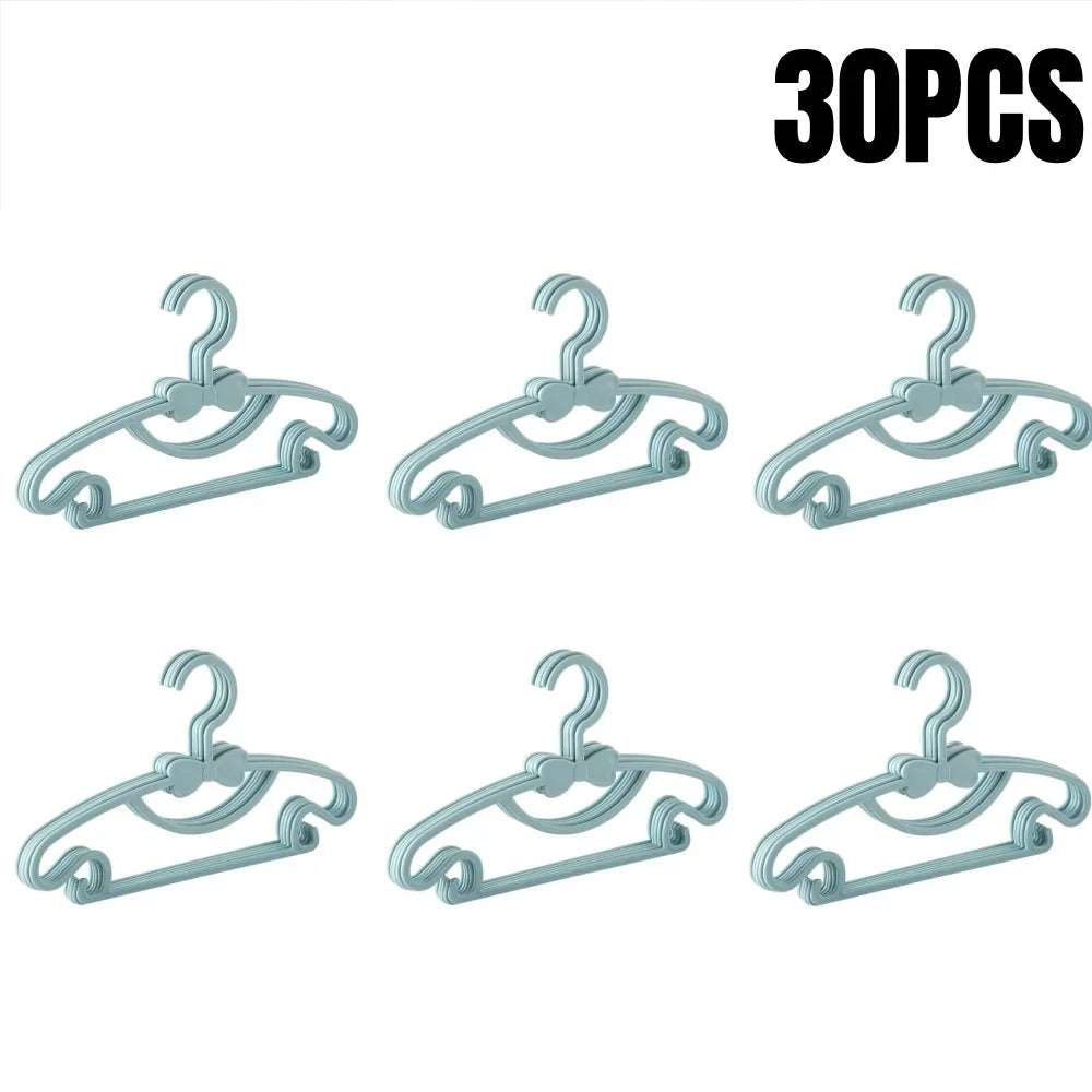 Space-Saving Kids' Anti-Slip Clothes Hangers (Set of 5/10/20/30/50)