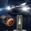 RGB Remote Control LED Headlight Bulbs with Tri-Color Modes