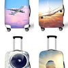 Elastic Aircraft Print Luggage Protector Cover