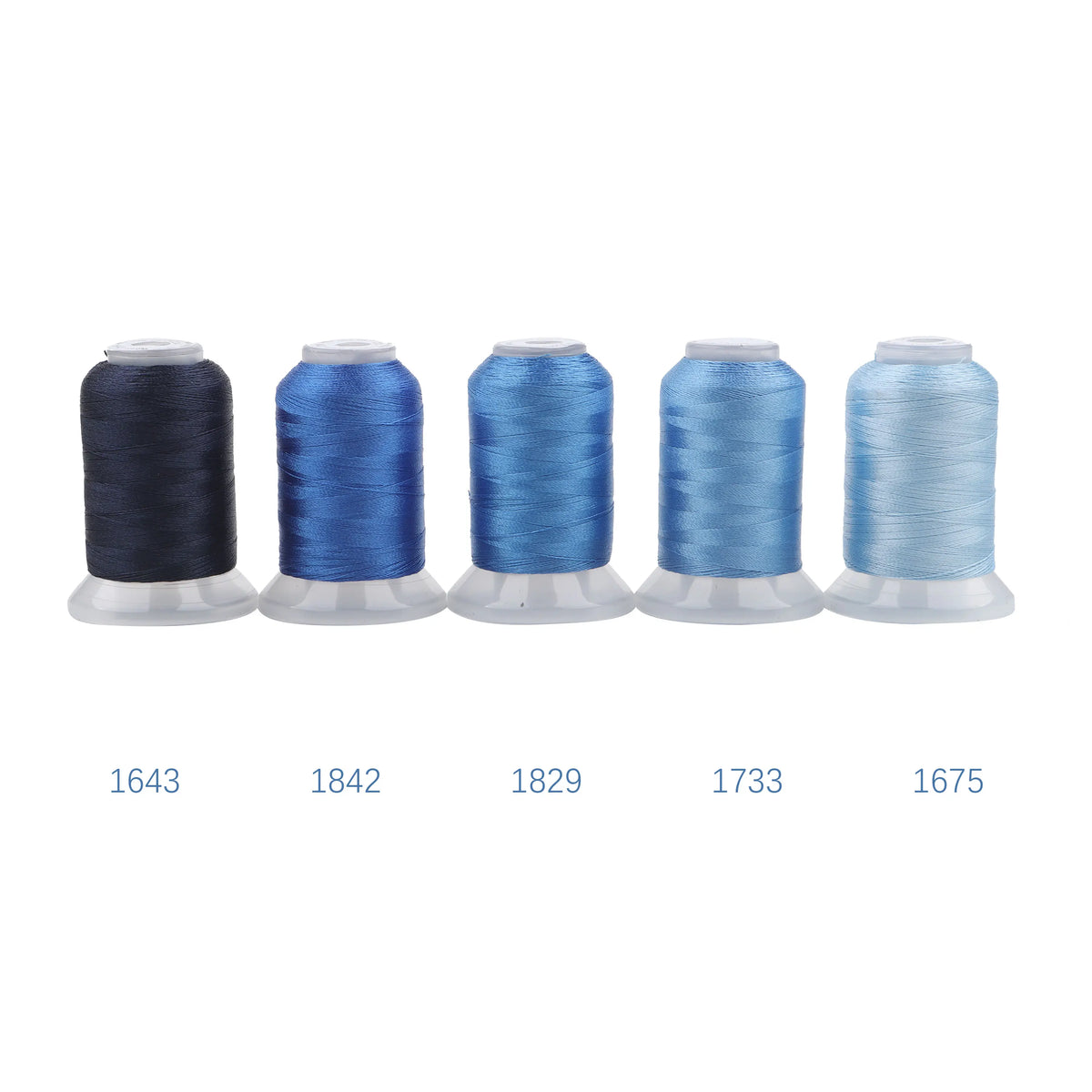 Polyester Embroidery Thread 120D/40WT – High Tenacity, 500m per Roll