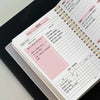 A5 Non-Dated Weekly Spiral Planner with Sticker Sheets