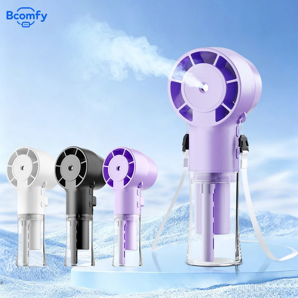 Ventilateur Brumisant Portable avec Sangle de Cou
