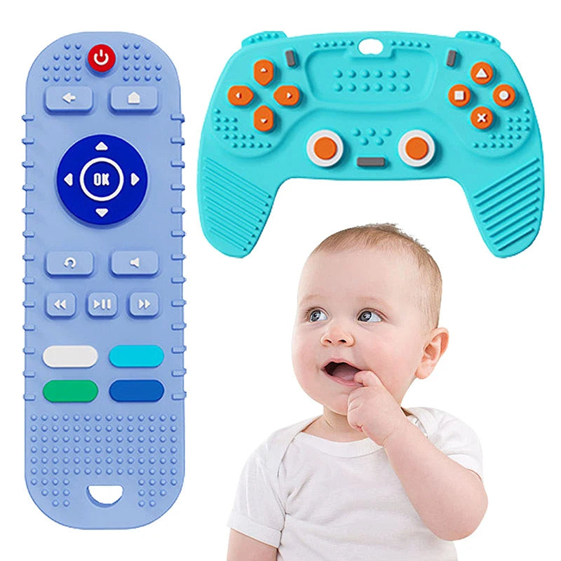 Silicone Baby Teether Remote Control Toy