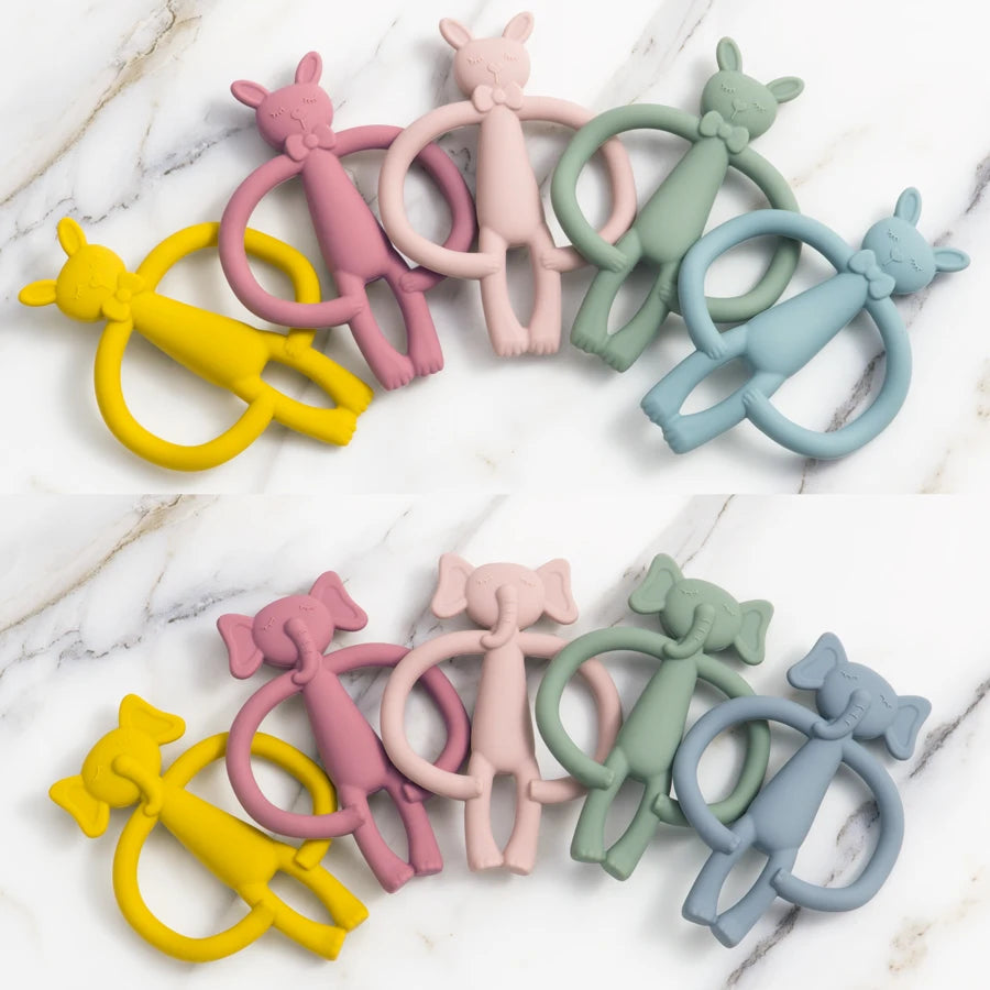 BPA-Free Silicone Baby Teether – Soothing Teething Relief for Infants