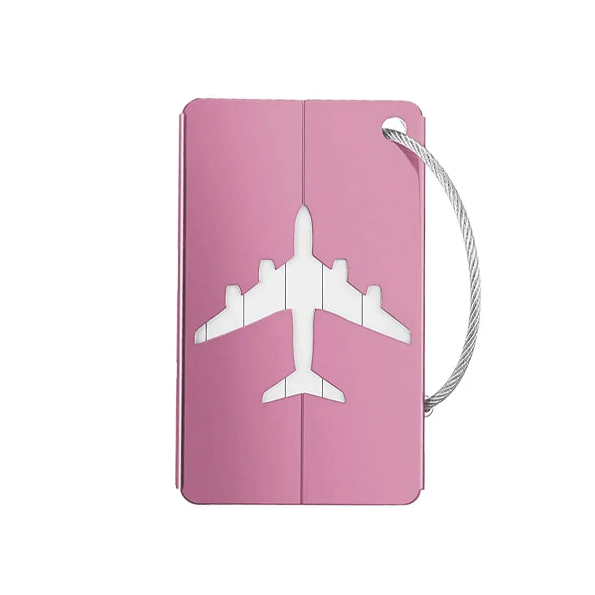 Aircraft-Grade Aluminum Luggage Tag with ID Card Slot
