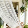 French Vintage Lace Tassel Sheer Curtain