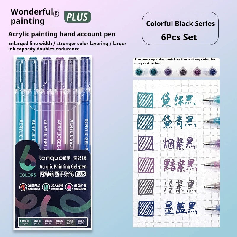 Vibrant Gel Pen Set – Smooth Writing for Art, Notes & Journaling
