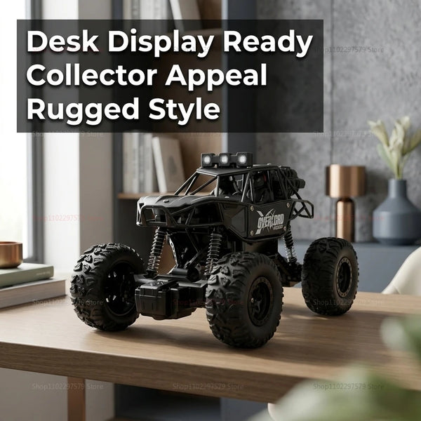 High-Speed Off-Road RC Monster Truck with LED Lights