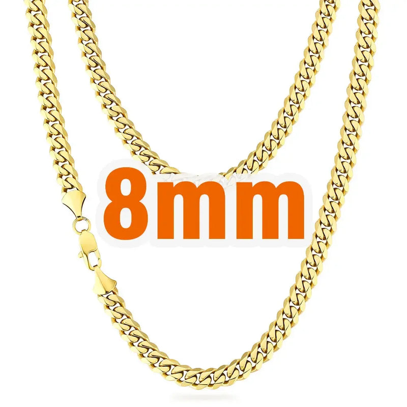 14K Gold Miami Cuban Link Necklace