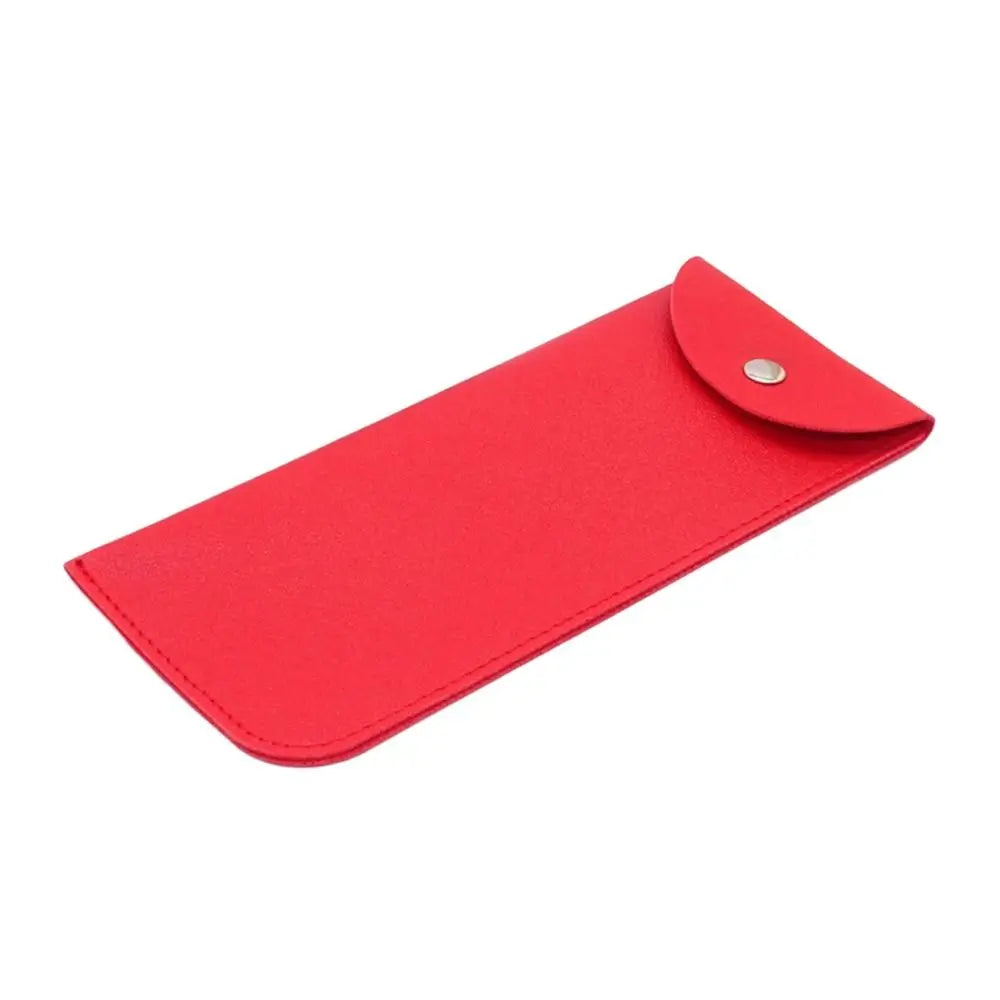 PU Leather Glasses Case with Magnetic Snap Closure