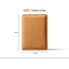 Genuine Leather Passport Holder with Card Slots