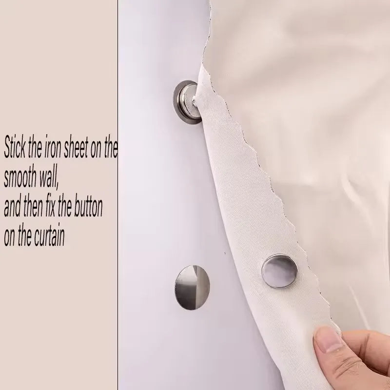 حاملات ستائر مغناطيسية جدارية عصرية