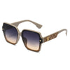 Women's Square Frame Polarized Sunglasses