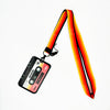 Retro Tape Design Lanyard with Card Holder
