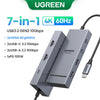 7-in-1 USB-C Hub with 4K HDMI, Gigabit Ethernet, and 100W Power Delivery