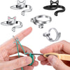 Adjustable Knitting Crochet Loop Rings (Set of 2)