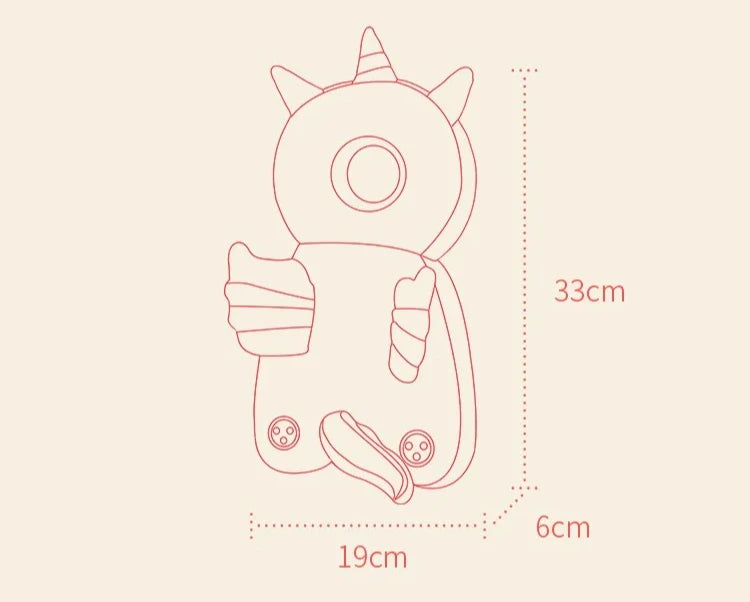 Infant Head Protection Backpack with Cushion
