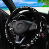 Flame Totem Fabric Steering Wheel Cover (Fits 14.5-15 Inch)