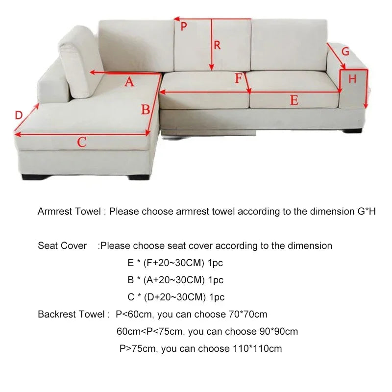 Plush Non-Slip Sofa Cover with Quilted Cotton