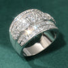 Elegant Women's Eternal Ring with Sparkling Cubic Zirconia