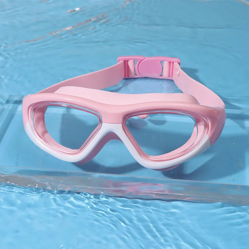 Kids' Anti-Fog Swim Goggles with Ear Plugs