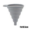 Collapsible Silicone Funnel for Engine Oil and Washer Fluid