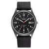 Luminous Military-Style Quartz Wristwatch with Nylon Strap